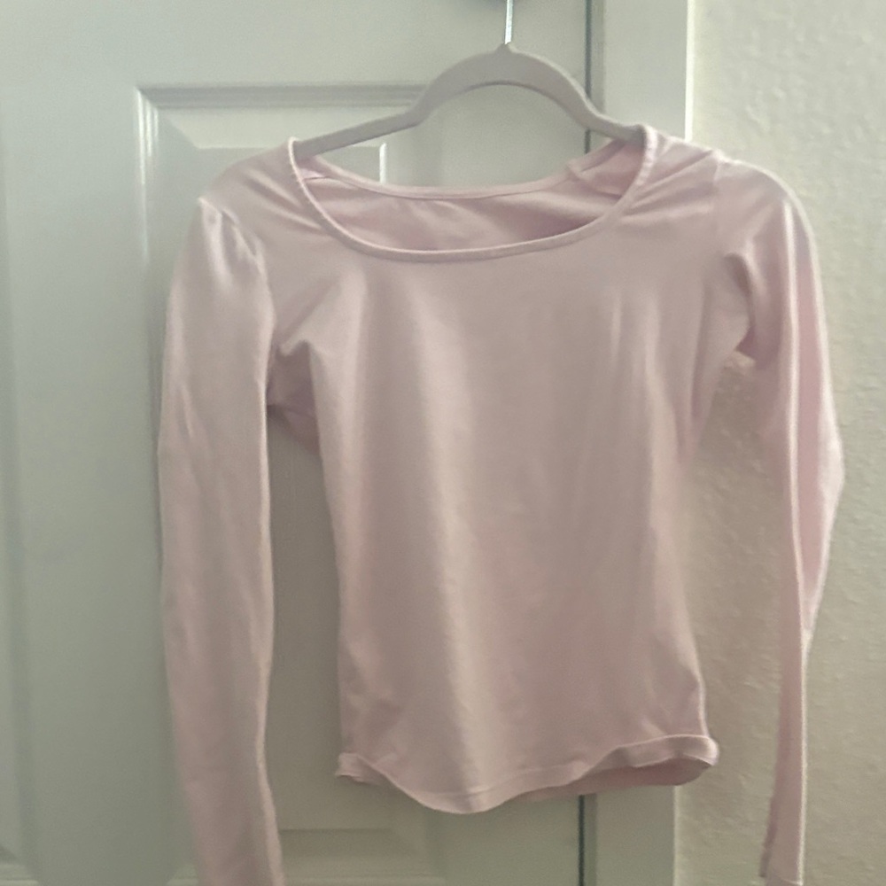Amazon Light Pink Long Sleeve Women's Top